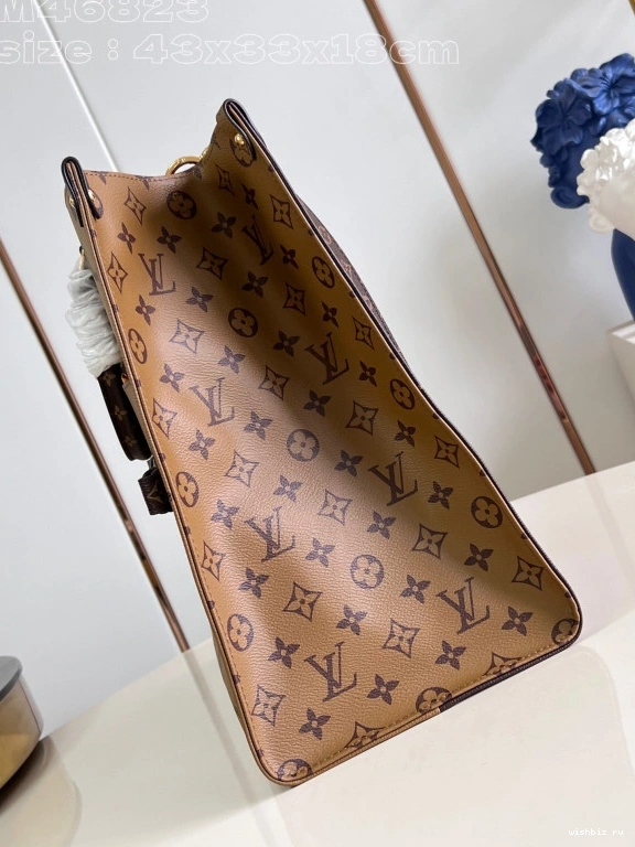 WIS ONTHEGO TOTE Voyage BAG-43*33*18.5cm VUITTON LOUIS 0214